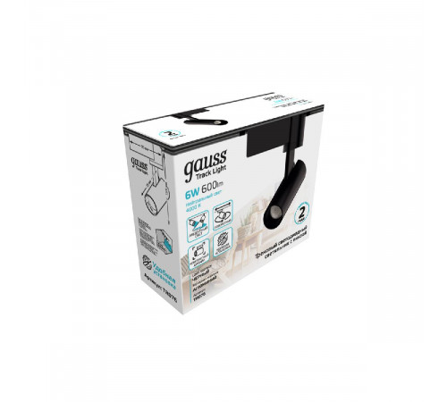 Трековый светодиодный светильник Gauss Track Light Led TR076 Трековый светодиодный светильник Gauss Track Light Led TR076