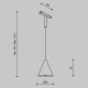 Трековый магнитный светильник Maytoni Cono TR182-1-5WTW-M-B