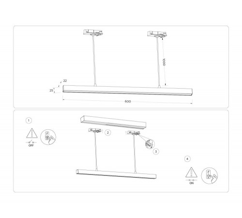 Трековый однофазный светильник Ambrella Light Track System GL6783 Трековый однофазный светильник Ambrella Light Track System GL6783