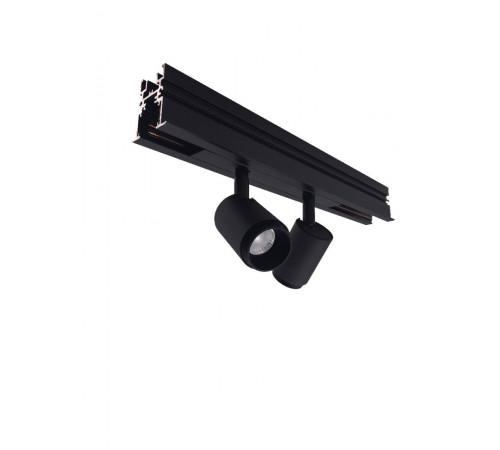 Трековый магнитный светильник Elvan PJ-2002-2x6W-WW-BK Трековый магнитный светильник Elvan PJ-2002-2x6W-WW-BK
