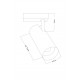 Трековый светильник Arte Lamp Vinsant A2665PL-1WH
