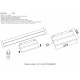 Трековый магнитный светильник Crystal Lux CLT 0.33 002 12W WH M4000K