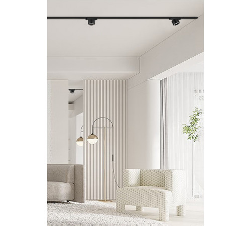 Трековый магнитный светильник iLedex Vision 4825-049-D74-10W-60DG-3000K-BK Трековый магнитный светильник iLedex Vision 4825-049-D74-10W-60DG-3000K-BK