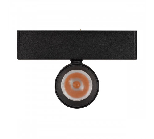Трековый магнитный светильник Arlight MAG-SPOT-25-R120-12W Warm3000 (BK, 30 deg, 24V) 033678(1)