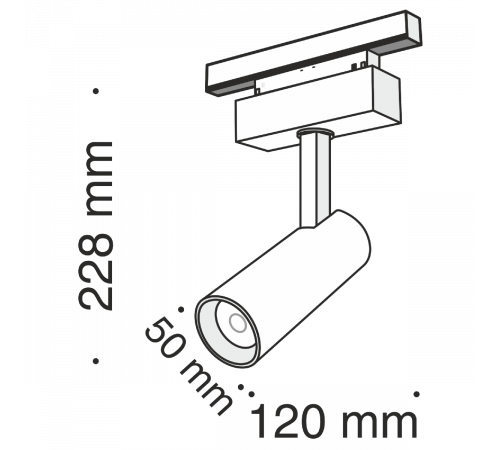 Трековый светильник Maytoni Track lamps TR019-2-10W4K-B