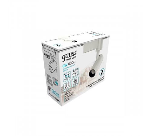 Трековый светодиодный светильник Gauss Track Light Led TR075 Трековый светодиодный светильник Gauss Track Light Led TR075