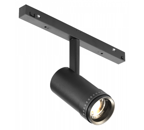 Трековый магнитный светильник iLedex Vision ZOOM 4822-020-D47-10W-10/60DG-3000K-BK