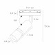 Трековый магнитный светильник Arte Lamp Expert A5741PL-1BK