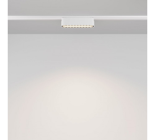 Трековый магнитный светильник Maytoni Basis Grid TR084-1-6W4K-W Трековый магнитный светильник Maytoni Basis Grid TR084-1-6W4K-W
