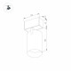 Трековый светодиодный светильник Arlight Mag-Spot-45-R65-18W Warm3000 033087