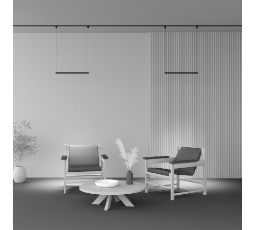 Трековый подвесной магнитный светильник Maytoni Basis TR170-1-26W3K-B