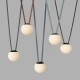 Трековый однофазный светильник Denkirs Belty Orb DK5551-BK
