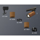 Трековый однофазный светильник Ambrella Light Track System XT6304001 (A2521, C6304, A2061, C6304, N6121)