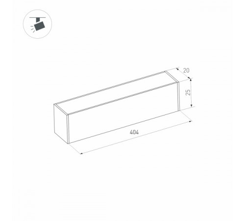 Трековый светильник Arlight MAG-25 032828 Трековый светильник Arlight MAG-25 032828