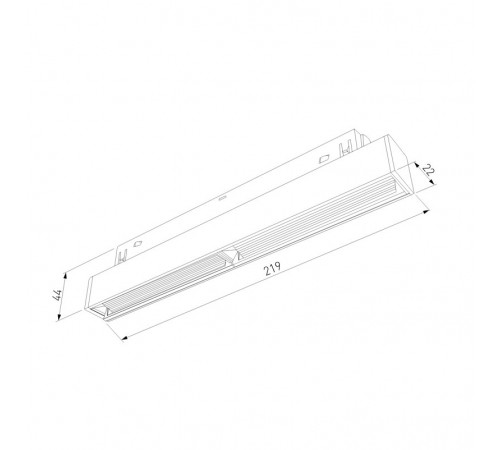 Трековый светильник Elektrostandard Slim Magnetic 4690389178948