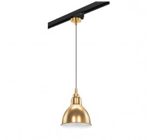 Трековый светильник Lightstar Track 1 black L1T765018 (765018+592007)