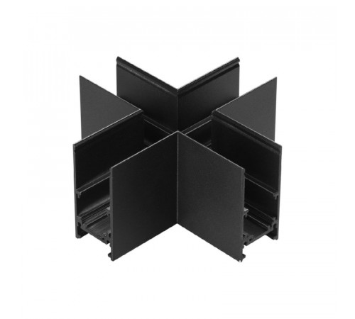 Соединитель X-образный для низковольтного шинопровода Novotech Flum 135172 Соединитель X-образный для низковольтного шинопровода Novotech Flum 135172
