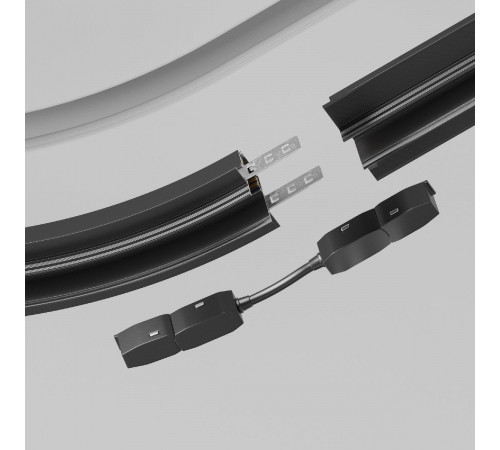Коннектор для шинопровода Maytoni Magnetic track system Exility TRA034CS-B Коннектор для шинопровода Maytoni Magnetic track system Exility TRA034CS-B