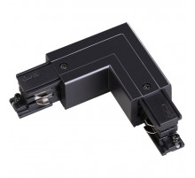 Коннектор угловой Novotech track black 3phase 135065