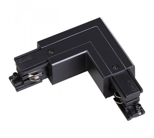 Коннектор угловой Novotech track black 3phase 135065 Коннектор угловой Novotech track black 3phase 135065