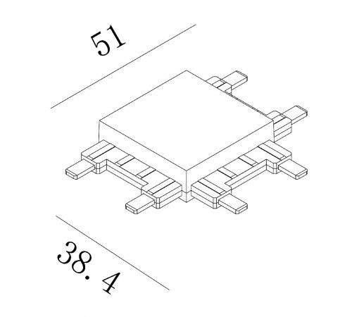 Коннектор SWG PRO CN-SLIM-BL-T 022074 Коннектор SWG PRO CN-SLIM-BL-T 022074