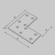 Соединитель угловой для накладного шинопровода Maytoni Technical Magnetic track system Exility Accessories for tracks Exility TRA034CL-21