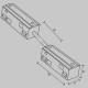 Коннектор питания прямой гибкий Maytoni Magnetic track system Exility TRA034CPC-42B-5-1