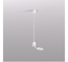 Подвод питания для подвесного монтажа трека Denkirs Smart Base TR2124-WH
