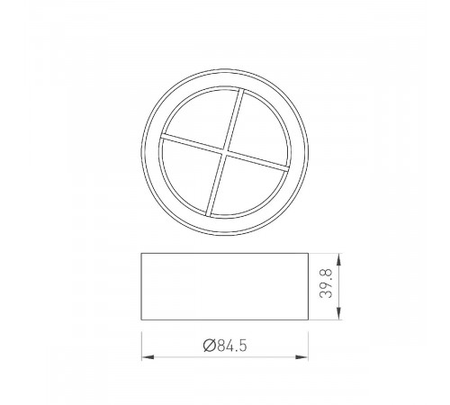 Решетка антибликовая Arlight LGD-ANTIGLARE-GRILLE-R85 (BK) 046755 Решетка антибликовая Arlight LGD-ANTIGLARE-GRILLE-R85 (BK) 046755