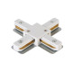 Соединитель X-образный (однофазный) Crystal Lux CLT 0.211 CLT 0.211 09 WH
