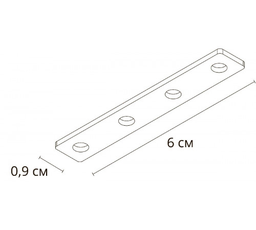 Коннектор прямой для магнитного шинопровода Arte Lamp Linea-accessories A484305I Коннектор прямой для магнитного шинопровода Arte Lamp Linea-accessories A484305I