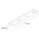 Коннектор прямой для магнитного шинопровода Arte Lamp Linea-accessories A484305I