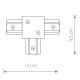 Коннектор T-образный Nowodvorski Profile Recessed 8835