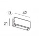 Соединитель линейный Italline Fantom IT010-4013 black