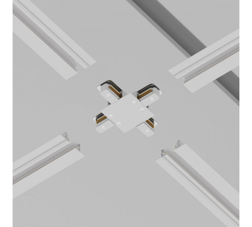 Коннектор X-образный Maytoni Accessories for tracks TRA002CX-11W Коннектор X-образный Maytoni Accessories for tracks TRA002CX-11W