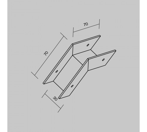 Коннектор внешний для профиля Maytoni Elasity O-TR001-OC