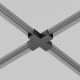 Коннектор X-образный для профиля Maytoni Elasity O-TR001-CC