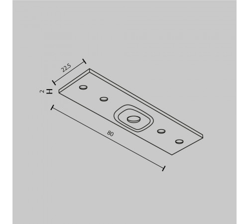 Коннектор прямой Maytoni Magnetic track system Exility TRA034C-21W Коннектор прямой Maytoni Magnetic track system Exility TRA034C-21W