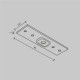 Коннектор прямой Maytoni Magnetic track system Exility TRA034C-21W