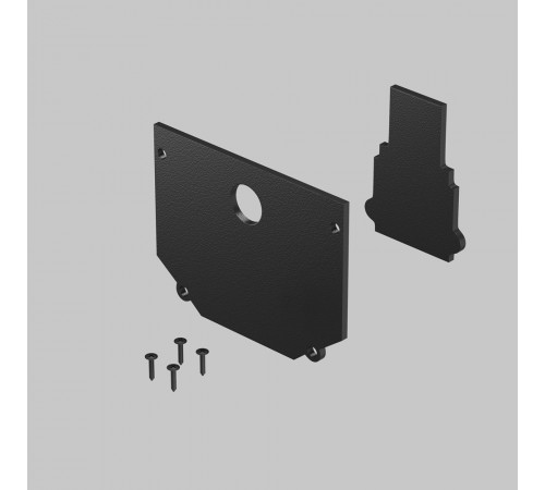 Комплект заглушек к шинопроводу Maytoni Technical Magnetic track system Exility Accessories for tracks Exility TRA034EC-SCH-42B