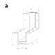 Коннектор угловой внутренний Arlight Mag-Con-2538-F-L90-INT 034230