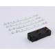 Коннектор питания прямой с соединителем Ambrella Light Magnetic 220V GL1108