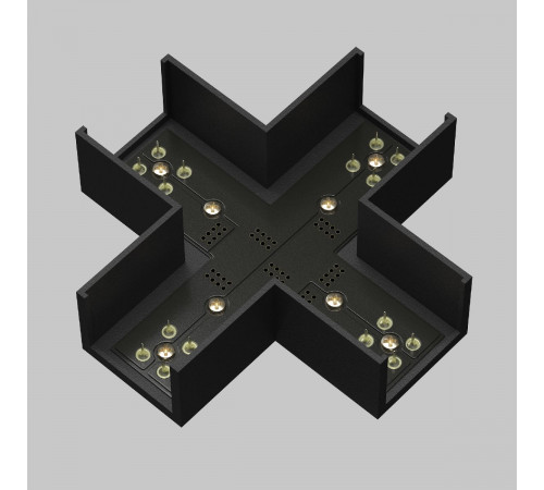 Коннектор питания X-образный Maytoni Elasity TRA160CX-11B Коннектор питания X-образный Maytoni Elasity TRA160CX-11B