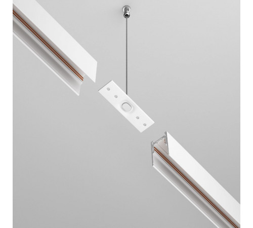 Коннектор прямой Maytoni Magnetic track system Exility TRA034C-21W Коннектор прямой Maytoni Magnetic track system Exility TRA034C-21W