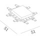 Коннектор SWG PRO CN-SLIM-BL-X 022070