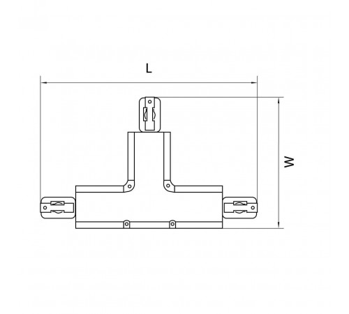 Коннектор T-образный Lightstar Barra 504139 Коннектор T-образный Lightstar Barra 504139