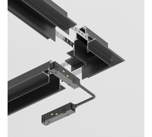 Угловой коннектор Maytoni Magnetic track system TRA004CL-22B Угловой коннектор Maytoni Magnetic track system TRA004CL-22B