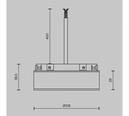 Блок питания встраиваемый Maytoni Basity DC48В 2A IP54 TRA172DR- 100W-DD-B