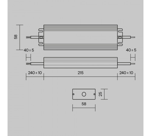 Блок питания Maytoni Power Supply Magnetic PSL008-100W-48V-IP67 Блок питания Maytoni Power Supply Magnetic PSL008-100W-48V-IP67
