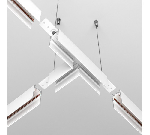 Коннектор Т-образный Maytoni Magnetic track system Exility TRA034CT-41W Коннектор Т-образный Maytoni Magnetic track system Exility TRA034CT-41W